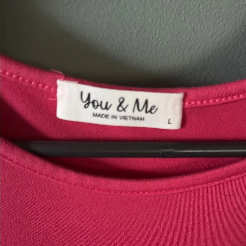 Pink Ruffle Sleeve Top - Picture 2 of 3